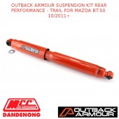 OUTBACK ARMOUR SUSPENSION KIT REAR PERFORMANCE - TRAIL FITS MAZDA BT-50 10/2011+